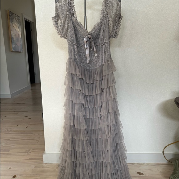 Amy Jane London Sofia Maxi Dress in Grey - Picture 5 of 9